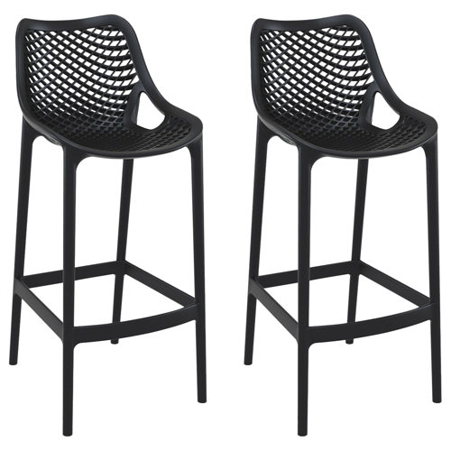 Modern Black Outdoor Bar Stools AllModern